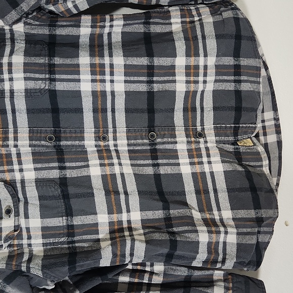 Jachs Men's Shirt Plaid Long Sleeve Heavyweight Flannel Button Up Shacket Sz L - Picture 3 of 12